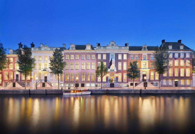Waldorf Astoria Amsterdam canal view hotel