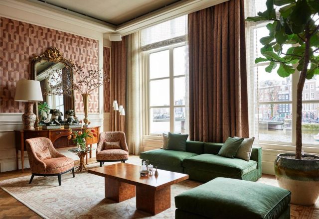 luxury room in De L’Europe Amsterdam hotel